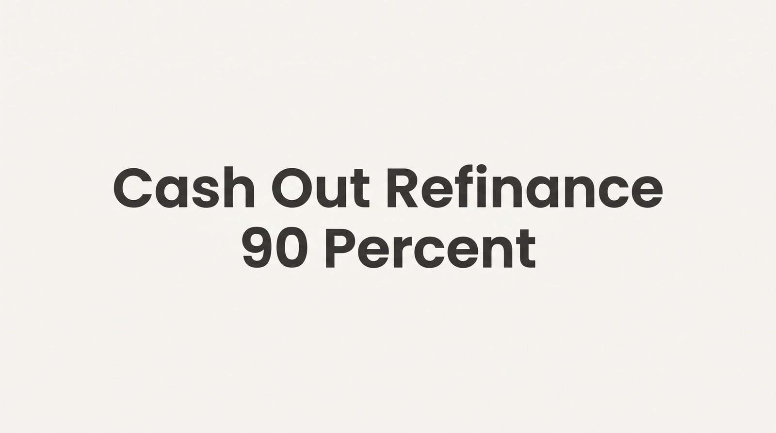 Cash Out Refinance 90 Percent: How Glen Allen Homeowners Access More Equity Than Most Lenders Allow
